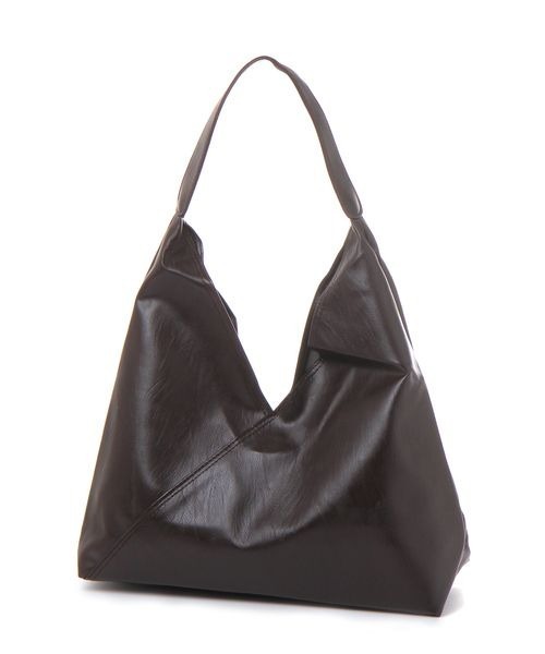 kutir(クティール)の「kutirlune/合成皮革バッグ(ハンドバッグ・レディース・ブラック/ダークブラウン・FREE)」の8枚目の写真