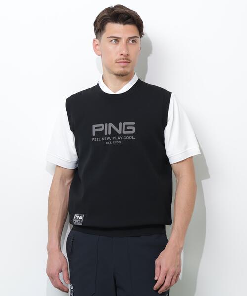 PING(ピン)の「【PING APPAREL】ニットベスト <GOLD> (MENS)(ベスト・メンズ・ブラック/グレー/ホワイト・S/LL/LL1/M/L)」の15枚目の写真