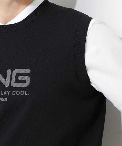 PING(ピン)の「【PING APPAREL】ニットベスト <GOLD> (MENS)(ベスト・メンズ・ブラック/グレー/ホワイト・S/LL/LL1/M/L)」の21枚目の写真