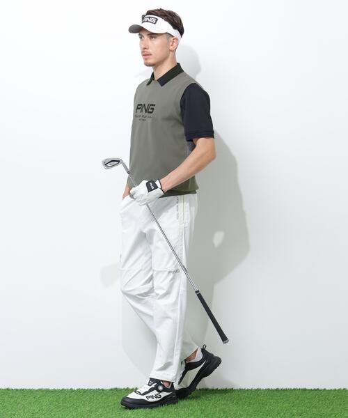 PING(ピン)の「【PING APPAREL】ニットベスト <GOLD> (MENS)(ベスト・メンズ・ブラック/グレー/ホワイト・S/LL/LL1/M/L)」の4枚目の写真