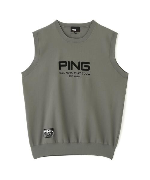 PING(ピン)の「【PING APPAREL】ニットベスト <GOLD> (MENS)(ベスト・メンズ・ブラック/グレー/ホワイト・S/LL/LL1/M/L)」の5枚目の写真