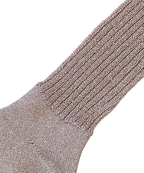 FAKUI(ファクイ)の「GLITTER TABI LOOSE SOCKS / ラメ足袋ルーズソックス(ソックス/靴下・レディース・ゴールド/ピンク/シルバー・22.0~24.0cm)」の7枚目の写真