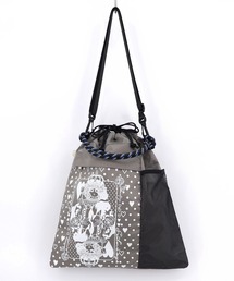 ScoLar（スカラー）の「661436：ハートの女王スカラーちゃん柄配色バッグ（ショルダーバッグ）」