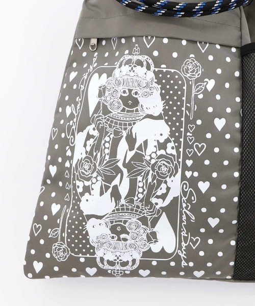 ScoLar（スカラー）の「661436：ハートの女王スカラーちゃん柄配色バッグ（ショルダーバッグ・レディース・ネイビー/グレー/ブラック・FREE）」の20枚目の写真