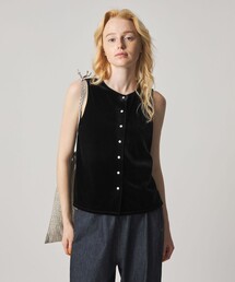 Steven Alan | ＜Steven Alan＞ベロア ノースリーブ プルオーバー(Tシャツ/カットソー)
