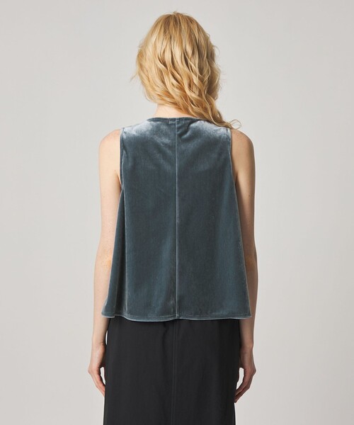 Steven Alan(スティーブンアラン)の「<Steven Alan>ベロア ノースリーブ(Tシャツ/カットソー・レディース・ブラック/コバルトブルー/ベージュ・FREE)」の13枚目の写真