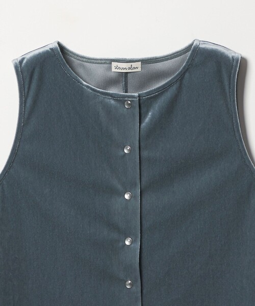 Steven Alan(スティーブンアラン)の「<Steven Alan>ベロア ノースリーブ(Tシャツ/カットソー・レディース・ブラック/コバルトブルー/ベージュ・FREE)」の16枚目の写真