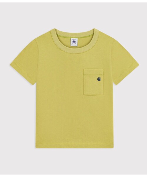 PETIT BATEAU(プチバトー)の「ポケット半袖Tシャツ(Tシャツ/カットソー・キッズ・グリーン・6YEAR/10YEAR/12YEAR/8YEAR)」の3枚目の写真