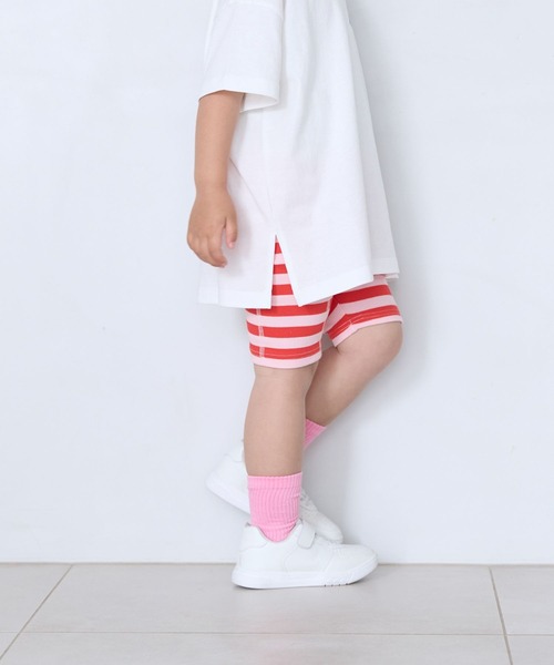 LOWRYS FARM（ローリーズファーム）の「サイクルリブパンツ　667545（レギンス/スパッツ・キッズ・パープル系その他3/ブラック/ブラック系その他/ライトピンク/オレンジ/グリーン系その他・120cm/130cm/150cm/110cm/140cm）」の6枚目の写真