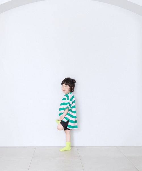 LOWRYS FARM（ローリーズファーム）の「サイクルリブパンツ　667545（レギンス/スパッツ・キッズ・パープル系その他3/ブラック/ブラック系その他/ライトピンク/オレンジ/グリーン系その他・120cm/130cm/150cm/110cm/140cm）」の9枚目の写真