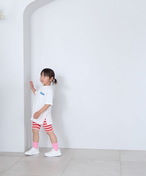 LOWRYS FARM（ローリーズファーム）の「サイクルリブパンツ　667545（レギンス/スパッツ・キッズ・パープル系その他3/ブラック/ブラック系その他/ライトピンク/オレンジ/グリーン系その他・120cm/130cm/150cm/110cm/140cm）」の14枚目の写真