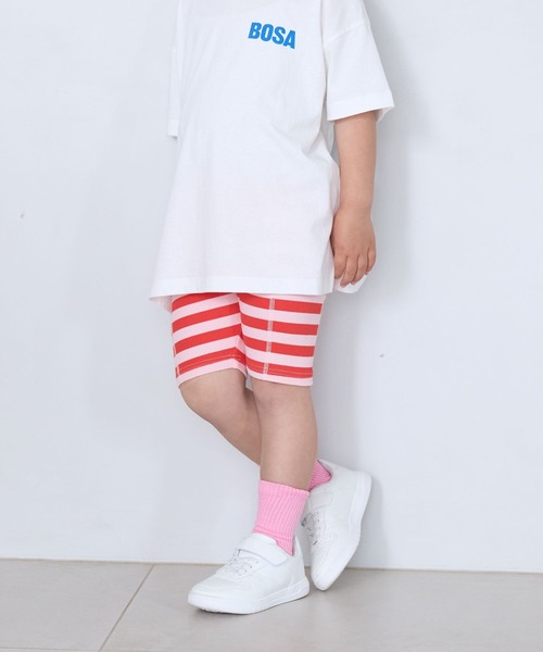 LOWRYS FARM（ローリーズファーム）の「サイクルリブパンツ　667545（レギンス/スパッツ・キッズ・パープル系その他3/ブラック/ブラック系その他/ライトピンク/オレンジ/グリーン系その他・120cm/130cm/150cm/110cm/140cm）」の17枚目の写真