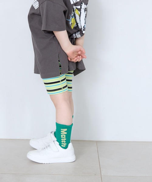 LOWRYS FARM（ローリーズファーム）の「サイクルリブパンツ　667545（レギンス/スパッツ・キッズ・パープル系その他3/ブラック/ブラック系その他/ライトピンク/オレンジ/グリーン系その他・120cm/130cm/150cm/110cm/140cm）」の21枚目の写真