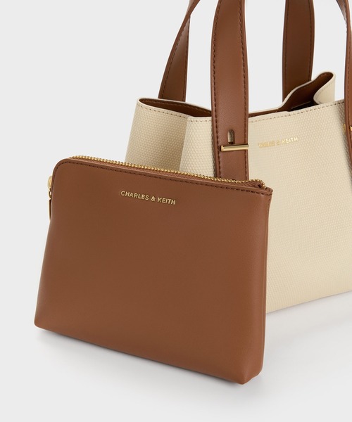 CHARLES & KEITH（チャールズ & キース）の「Shania ミニシャナイア キャンバス トートバッグ（トートバッグ・レディース・マルチ・S）」の7枚目の写真
