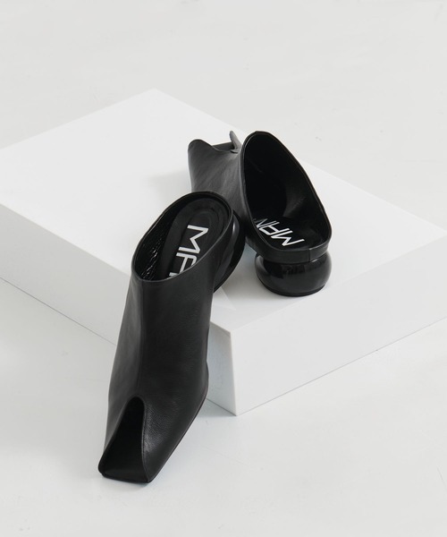 MANA(マナ)の「【MANA/マナ】open-toe sandal/オープントゥサンダル(サンダル・レディース・ブラック・37/38/39/40)」の1枚目の写真