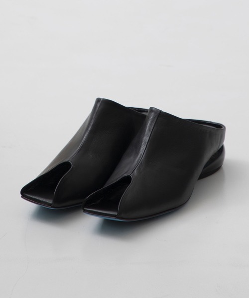 MANA(マナ)の「【MANA/マナ】open-toe sandal/オープントゥサンダル(サンダル・レディース・ブラック・37/38/39/40)」の4枚目の写真