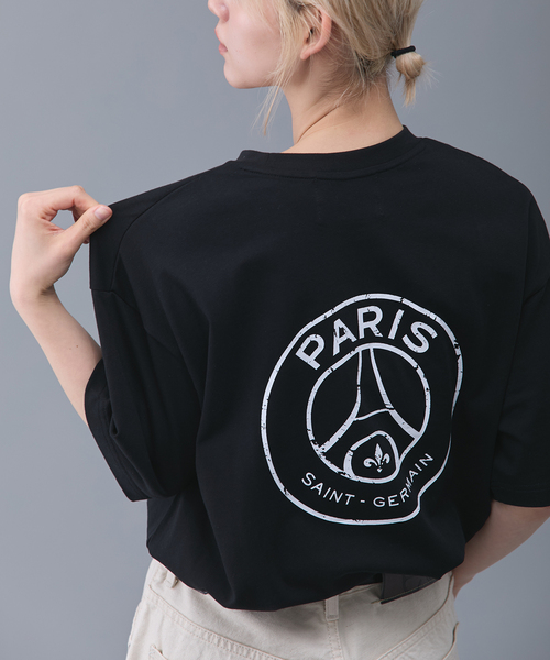 PARIS SAINT-GERMAIN（パリサンジェルマン）の「【Paris Saint-Germain / パリ・サン＝ジェルマン】 JP BACK EMBLEM TEE（Tシャツ/カットソー・メンズ・ホワイト/ベージュ/ブラック・X-LARGE/LARGE/MEDIUM）」の3枚目の写真