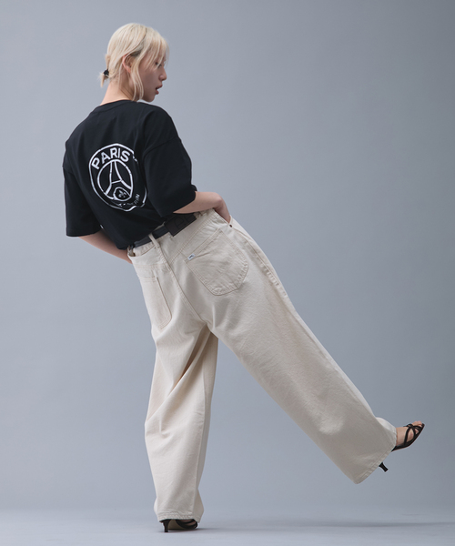 PARIS SAINT-GERMAIN（パリサンジェルマン）の「【Paris Saint-Germain / パリ・サン＝ジェルマン】 JP BACK EMBLEM TEE（Tシャツ/カットソー・メンズ・ホワイト/ベージュ/ブラック・X-LARGE/LARGE/MEDIUM）」の8枚目の写真
