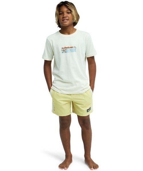 Quiksilver(クイックシルバー)の「クイックシルバー QUIKSILVER OPQS PIRATES ISLAND SS YOUTH(Tシャツ/カットソー・キッズ・ダークグレー/アイボリー・130cm/140cm/150cm/160cm)」の5枚目の写真