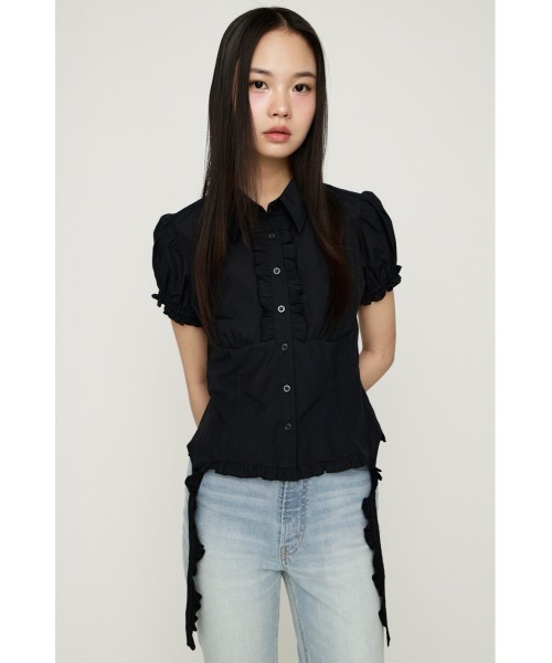 SLY(スライ)の「CHECK FRILL SH BL チェックフリルシャツブラウス 春服 夏服(シャツ/ブラウス・レディース・マルチ/ブラック・FREE)」の15枚目の写真
