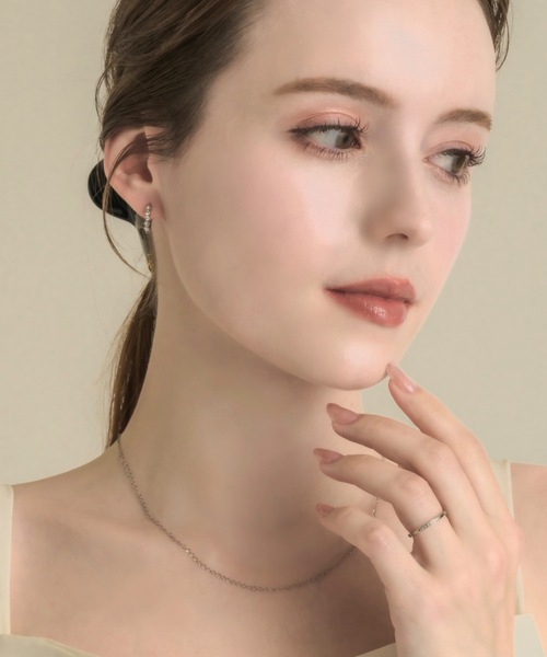 muku(ムク)の「PIERCE/ICE ZIRCONIA(ピアス(両耳用)・レディース・ゴールド/シルバー・FREE)」の15枚目の写真