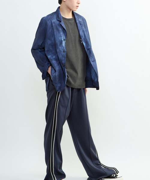 CONVERSE TOKYO(コンバーストウキョウ)の「TIE DYED NYLON TAILORED JACKET(テーラードジャケット・レディース・ブルー/ライトグレー/ブラック・MEDIUM/SMALL)」の21枚目の写真