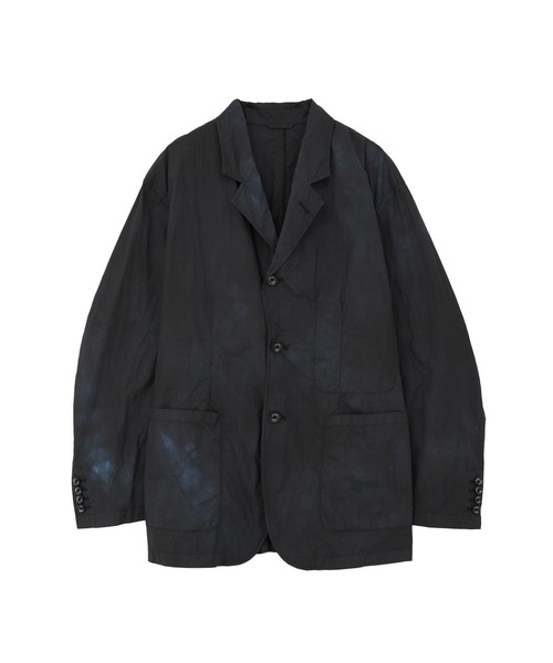 CONVERSE TOKYO(コンバーストウキョウ)の「TIE DYED NYLON TAILORED JACKET(テーラードジャケット・レディース・ブルー/ライトグレー/ブラック・MEDIUM/SMALL)」の5枚目の写真