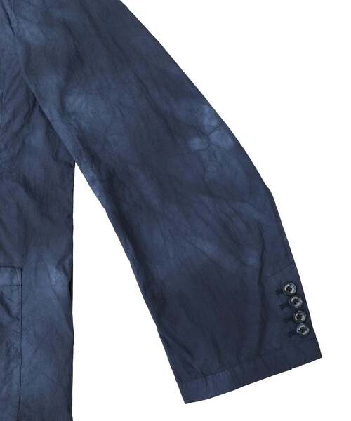 CONVERSE TOKYO(コンバーストウキョウ)の「TIE DYED NYLON TAILORED JACKET(テーラードジャケット・レディース・ブルー/ライトグレー/ブラック・MEDIUM/SMALL)」の13枚目の写真