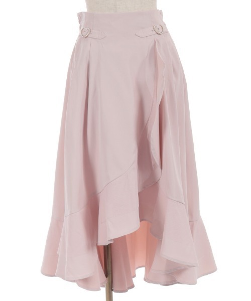 axes femme POETIQUE（アクシーズファムポエティック）の「ラッフルフリルイレヘムＳＫ（スカート・レディース・ピンク/ブラック/ブルーグレー・MEDIUM）」の21枚目の写真