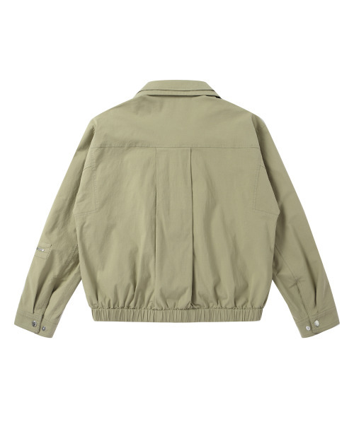 SOLEW(ソル)の「ダブルガードレイヤージャンパー_セージグリーン(ブルゾン・メンズ・その他・SMALL/MEDIUM/LARGE/X-LARGE)」の2枚目の写真