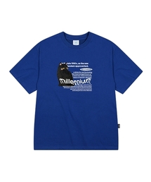 1989STANDARD（1989スタンダード）の「[ヤンステルX1989] MILLENNIUM CAT クールコットンオーバーサイズ半袖 (SISSTD-0210)（Tシャツ/カットソー）」