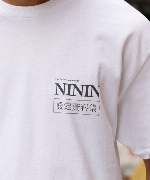 TOKYO CULTUART by BEAMS(トウキョウカルチャートバイビームス)の「水野健一郎 / NININ T-Shirt(Tシャツ/カットソー・レディース・チャコールグレー/ホワイト・SMALL/MEDIUM/LARGE/X-LARGE)」の5枚目の写真