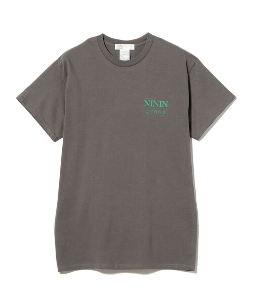 TOKYO CULTUART by BEAMS(トウキョウカルチャートバイビームス)の「水野健一郎 / NININ T-Shirt(Tシャツ/カットソー・レディース・チャコールグレー/ホワイト・SMALL/MEDIUM/LARGE/X-LARGE)」の12枚目の写真