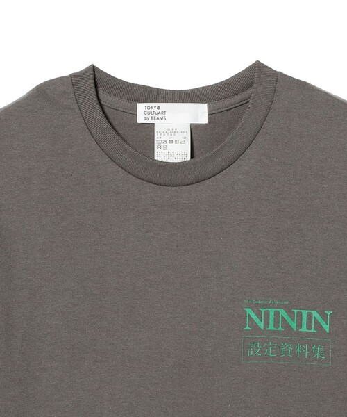 TOKYO CULTUART by BEAMS(トウキョウカルチャートバイビームス)の「水野健一郎 / NININ T-Shirt(Tシャツ/カットソー・レディース・チャコールグレー/ホワイト・SMALL/MEDIUM/LARGE/X-LARGE)」の13枚目の写真