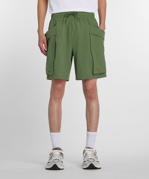 NEW BALANCE(ニューバランス)の「NB GREYショート8インチ(カーゴパンツ・メンズ・ベージュ/スミクロ/グリーン・X-LARGE/LARGE/MEDIUM/SMALL/XX-LARGE)」の1枚目の写真