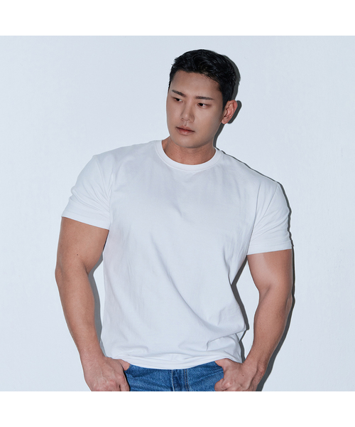 専用 Na+H カットソーTシャツ2着セット シグネチャーコットンビッグマッスルフィットTシャツ (2color)（T