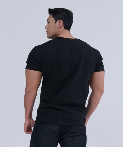 NINEZ（ナインゼット）の「シグネチャーコットンビッグマッスルフィットTシャツ (2color)（Tシャツ/カットソー・メンズ・ホワイト/ブラック・X-LARGE/2XL/LARGE）」の6枚目の写真