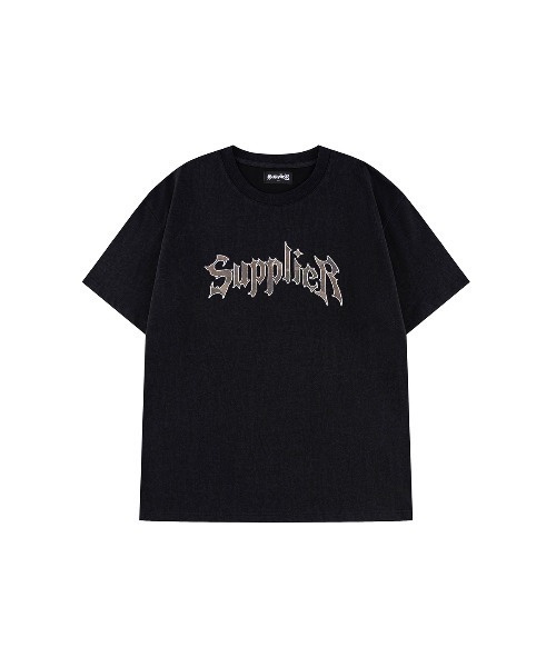 SUPPLIER（サプライヤー）の「Tシャツ｜Camouflage Iron Logo Tee｜SUPPLIER（Tシャツ/カットソー・メンズ・ブラック/ホワイト・SMALL/MEDIUM/LARGE/X-LARGE/XX-LARGE）」の2枚目の写真