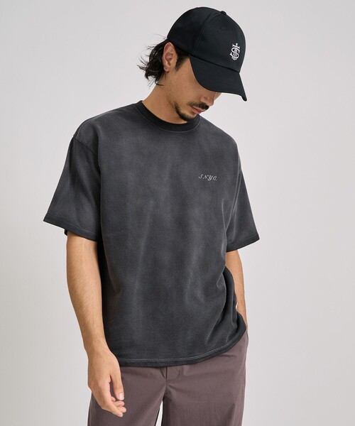 Saturdays NYC（サタデーズ ニューヨークシティ ）の「S.NYC Terry SS Sweatshirt（Tシャツ/カットソー・メンズ・ネイビー/オリーブ/ブラック系その他・S/M/L/XL）」の12枚目の写真
