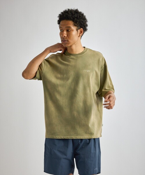 Saturdays NYC（サタデーズ ニューヨークシティ ）の「S.NYC Terry SS Sweatshirt（Tシャツ/カットソー・メンズ・ネイビー/オリーブ/ブラック系その他・S/M/L/XL）」の13枚目の写真