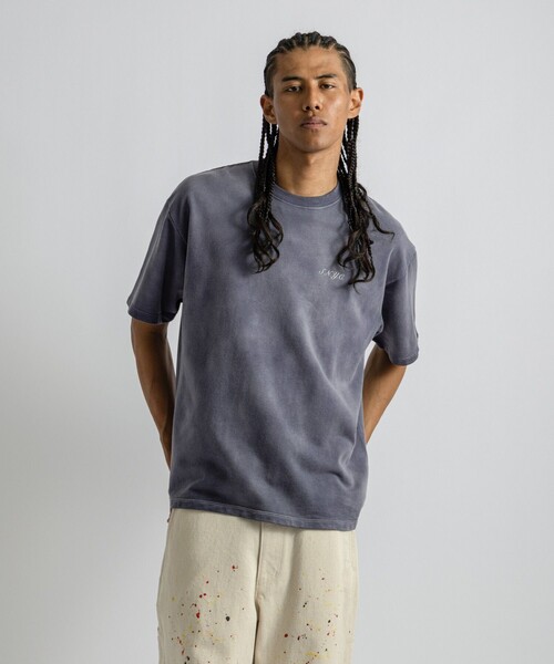 Saturdays NYC（サタデーズ ニューヨークシティ ）の「S.NYC Terry SS Sweatshirt（Tシャツ/カットソー・メンズ・ネイビー/オリーブ/ブラック系その他・S/M/L/XL）」の16枚目の写真