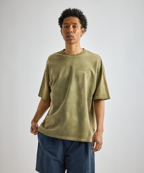 Saturdays NYC（サタデーズ ニューヨークシティ ）の「S.NYC Terry SS Sweatshirt（Tシャツ/カットソー・メンズ・ネイビー/オリーブ/ブラック系その他・S/M/L/XL）」の3枚目の写真