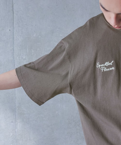 MDR(エムディアール)の「フラワー柄バックプリントクルーTシャツ(Tシャツ/カットソー・メンズ・オフホワイト/チャコール/ブラック・M/XL/L)」の17枚目の写真