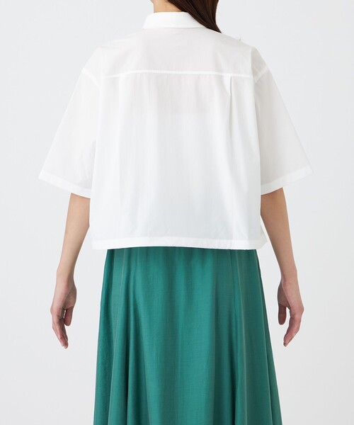 TRANS WORK(トランスワーク)の「【防汚性・UV・接触冷感・ウォッシャブル】ダントツオチール(R)ブラウス(シャツ/ブラウス・レディース・オフホワイト/ブラック・38/40)」の11枚目の写真