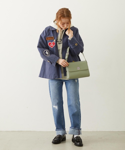 MILKFED.(ミルクフェド)の「STENCIL LOGO SWEAT HOODIE(パーカー・レディース・ブラウン/ブラック/オートミール・M/L)」の16枚目の写真