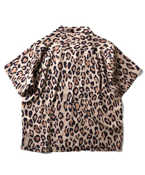 HOUSTON（ヒューストン）の「HOUSTON アロハシャツ（LEOPARD）（シャツ/ブラウス・レディース・グリーン系その他/ブルー系その他/パープル/オフホワイト/カーキ/チャコール・1）」の7枚目の写真