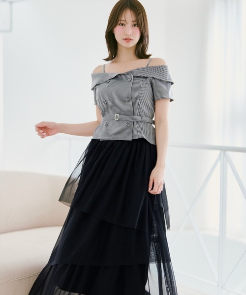 WILLSELECTION(ウィルセレクション)の「ベルト付きオフショルブラウス(シャツ/ブラウス・レディース・ブラック/オフホワイト/ブラック系その他/ラベンダー・FREE)」の22枚目の写真