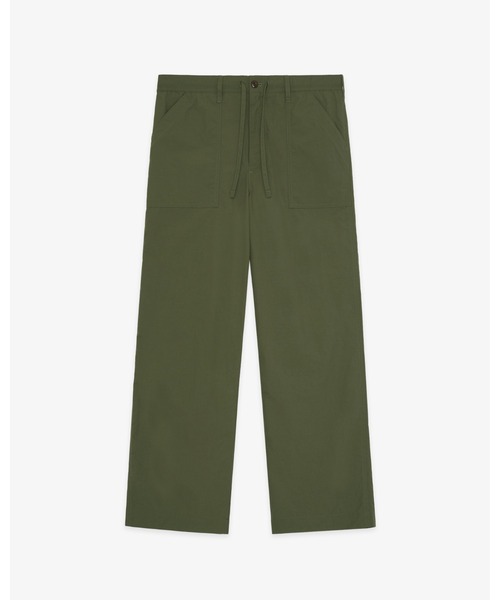 FRONT 11201（フロントワンワントゥーオーワン）の「REDE Nylon Easy Fatigue Pants（その他パンツ・メンズ・ホワイト/ダークオリーブ・M/XL）」の2枚目の写真