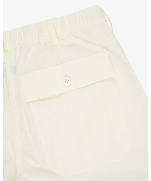 FRONT 11201（フロントワンワントゥーオーワン）の「REDE Nylon Easy Fatigue Pants（その他パンツ・メンズ・ホワイト/ダークオリーブ・M/XL）」の4枚目の写真
