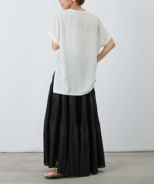 LUCA/LADY LUCK LUCA(ルカ/レディラックルカ)の「LC/LLL メッセージロゴT(Tシャツ/カットソー・レディース・チャコールグレー/グレー/オフホワイト・FREE)」の11枚目の写真